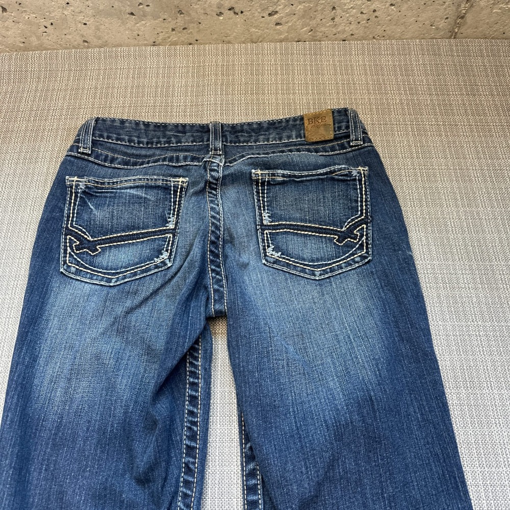 BKE Kate Bootcut Jeans Womens 27 x 31.5 Dark Wash Western Low Rise - Picture 7 of 12